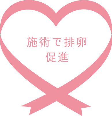 施術で排卵促進